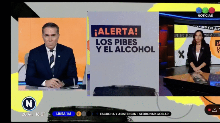 Jóvenes y consumo de alcohol: entrevista en Telefe